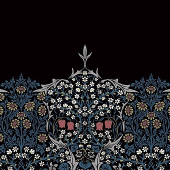 Papel pintado mural panorámico Climbing Walls Blackthorn Teal House of Hackney