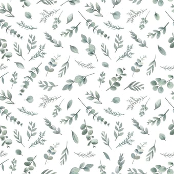 Papier peint Nature Feuillages Vert Lilipinso