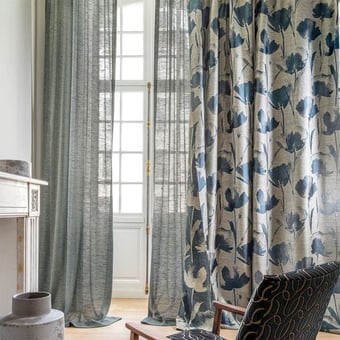 Tessuto Eclose Orange Brulée Casamance