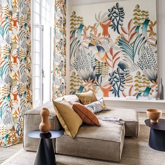 Artemis Panel Noir/Emeraude Casamance