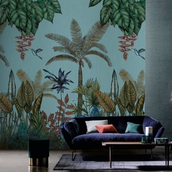 Papel pintado mural panorámico Ipanema Multicouleurs Casamance