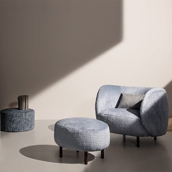 Mix Fabric Indigo Kirkby