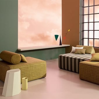 Check Outdoor Fabric Fern Kirkby