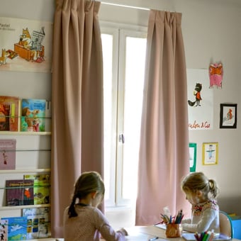 Stoff Keops Rose Houlès