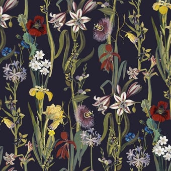 Flora Delanica Wallpaper Clay House of Hackney