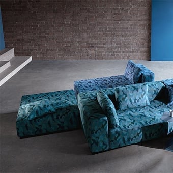 Cloak Fabric Teal Kirkby