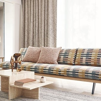 Lavin Fabric Pesto Romo