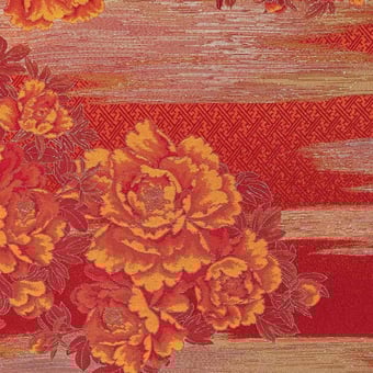 Butterfly Fabric Céladon K3 design by Kenzo Takada