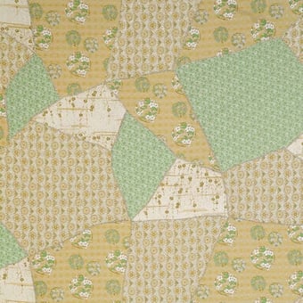Hanatsugi Sakura Fabric Turchese K3 design by Kenzo Takada