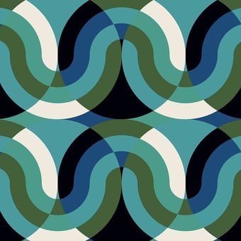Kimi Fabric Azul/Rojo Gastón y Daniela