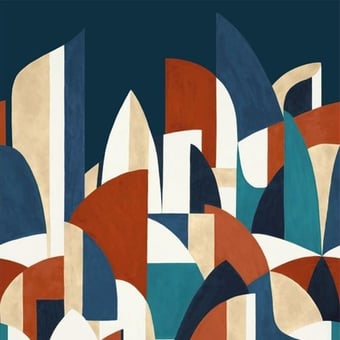 Pablo Panel Emeraude/Gris Casamance
