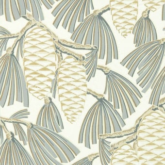 Foxley Wallpaper Fern Stone Harlequin