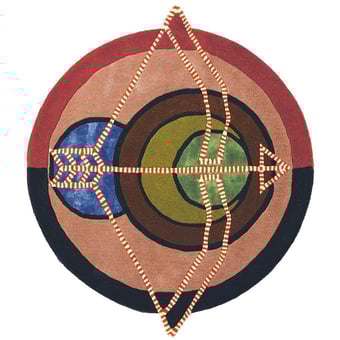 Tappeti Zodiac Sagittarius diamètre 100 cm Ted Baker