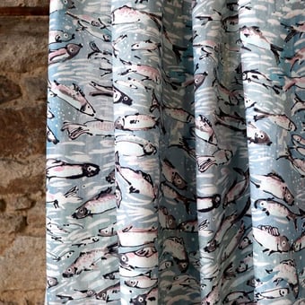 Stoff Etel Argent Lalie Design