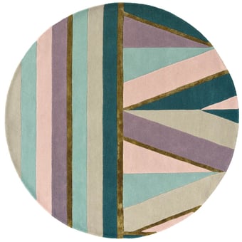 Tappeti Sahara Pink Round diamètre 150 cm Ted Baker