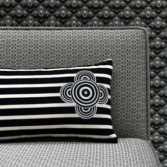 Optic Fabric Graphite Jean Paul Gaultier