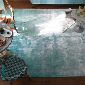 Tappeti Eberson aqua 200x300 cm Designers Guild
