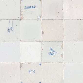 Carta da parati Tiles White Studio Ditte