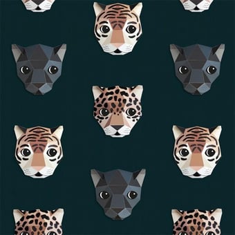 Carta da parati Panthera Dark Studio Ditte