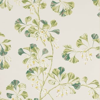 Carta da parati Greenacre Forest Green Colefax and Fowler