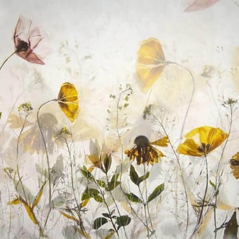 Carta da parati murale Flower Party Fleurs Artwallz Paris