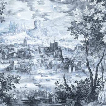 Mountain Mantra Panel Monochrome Artwallz Paris