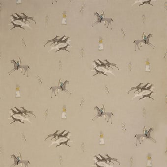 Great Plains Fabric Natural Andrew Martin