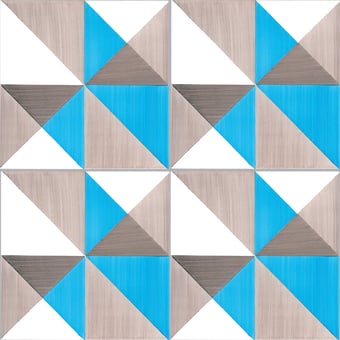 Joanie Comb Tile Turchese/Rosa/Avana Cevi
