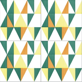 Piastrella Marion Comb Giallo/Verde Bosco/Giallo Sole Cevi