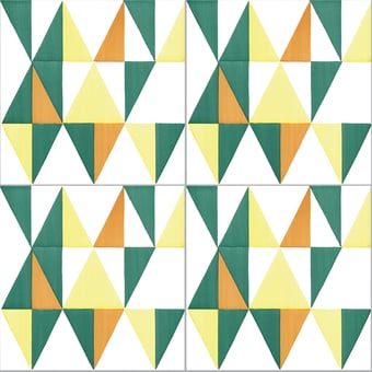 Piastrella Marion Comb Giallo/Verde Bosco/Giallo Sole Cevi