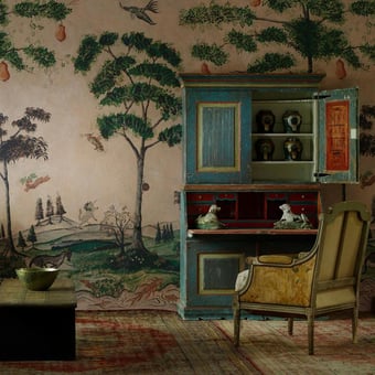 Papel pintado mural panorámico Mythical Land Nori Andrew Martin