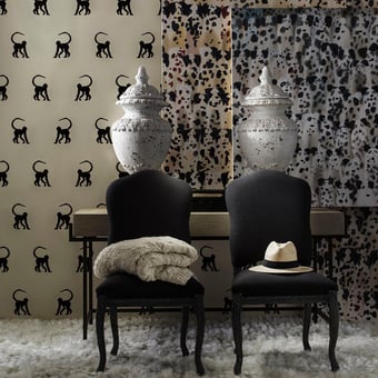 Papel pintado Cheeky Monkey Ebony Andrew Martin