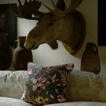 Papel pintado Parquet Linen Andrew Martin