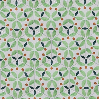 Ciclamino Tile Green Antique Le Nid