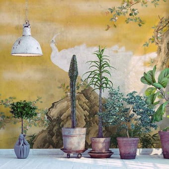 Carta da parati murale Fuji Flutter Poussin Artwallz Paris