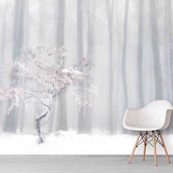 Misty Curtain Panel Gris Artwallz Paris