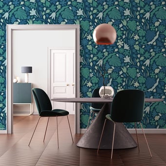 Monstera Wallpaper Celestial Maison Martin Morel