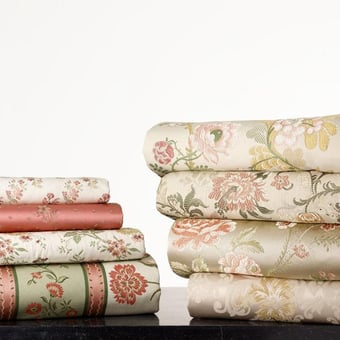 Ancenis Fabric Rose Antoine d'Albiousse