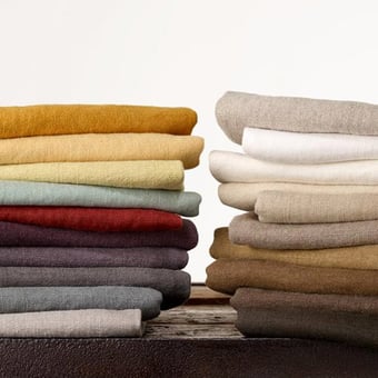 Stoff Drap de Flandres Acier Antoine d'Albiousse