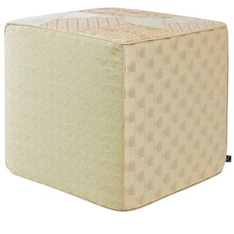 Pouf Sakura Hanatsugi Multicolor/Natural K3 design by Kenzo Takada