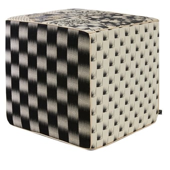 Pouf Shogun Hanatsugi Multicolor/Black K3 design by Kenzo Takada