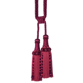Zugband Palais Royal beaded two tassels Argent Houlès
