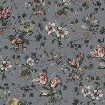 Tulipa Velvet Pewter House of Hackney
