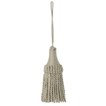 Schlüsselquast Fleurs de Lin key tassel Blanc Houlès
