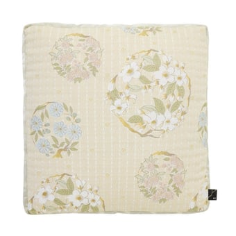 Cuscino Sakura Hana Maru Multicolor/Natural K3 design by Kenzo Takada