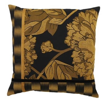 Shogun Pivoine Cushion Multicolor/Black K3 design by Kenzo Takada