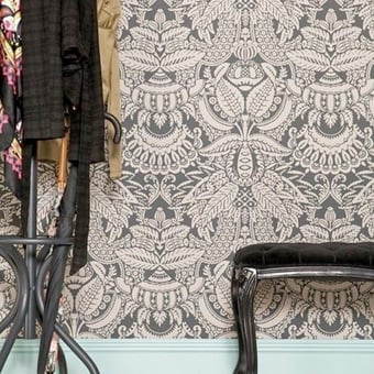 Orangerie F&B Wallpaper Light gray Farrow and Ball