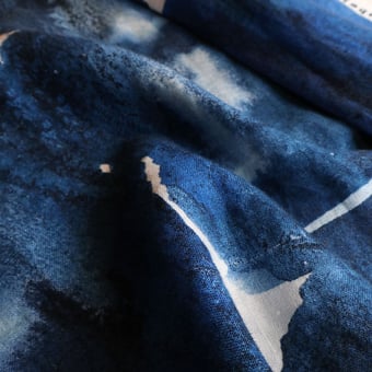 Acquerello Fabric Argent Dominique Kieffer