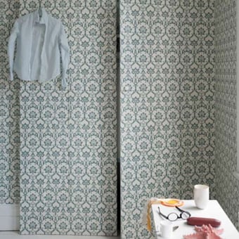Papel pintado Brocade Natural Farrow and Ball