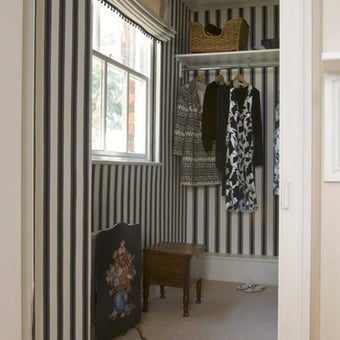Papel pintado Block Print Stripe Pointing Farrow and Ball